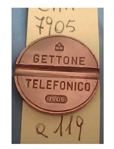 Get.Tel.-7905 (a119) Gettoni Telefonici C.M.M.
