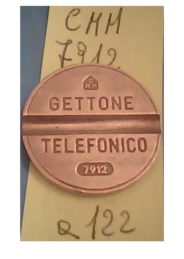 Get.Tel.-7912 (a122) Gettoni Telefonici C.M.M.
