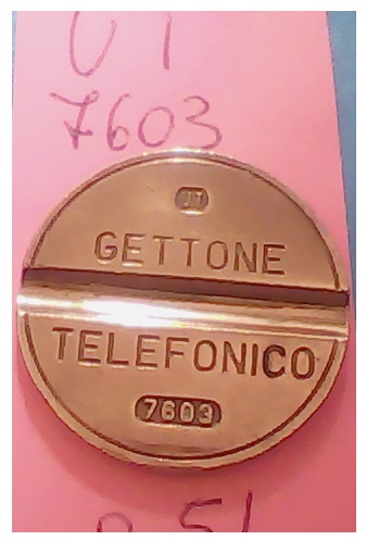 Get.Tel.-7603 (a51)  Gettoni Telefonici U.T.