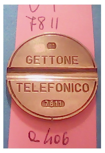 Get.Tel.-7811 (a406)  Gettoni Telefonici U.T.