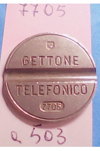 Get.Tel.-7705 (a503) Gettoni Telefonici E.S.M.