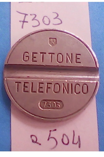 Get.Tel.-7303 (a504) Gettoni Telefonici E.S.M.