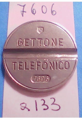 Get.Tel.-7606 (a133)  Gettoni Telefonici E.S.M.