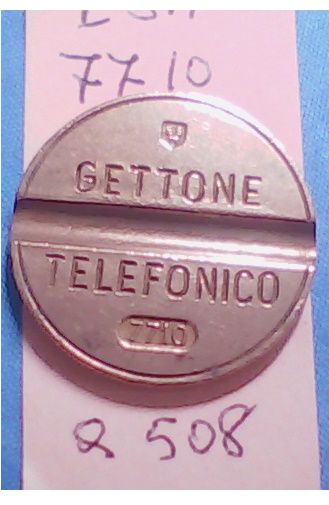 Get.Tel.-7710 (a508) Gettoni Telefonici E.S.M.
