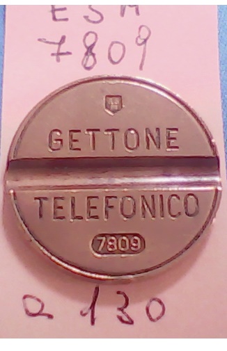 Get.Tel.-7809 (a130)  Gettoni Telefonici E.S.M.