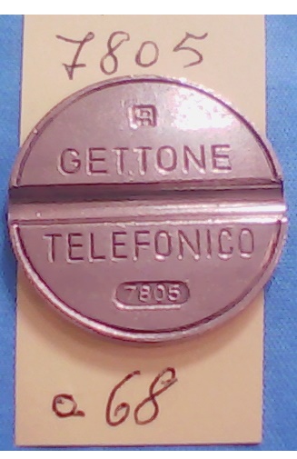 Get.Tel.-7805 (a68)  Gettoni Telefonici I.P.M.