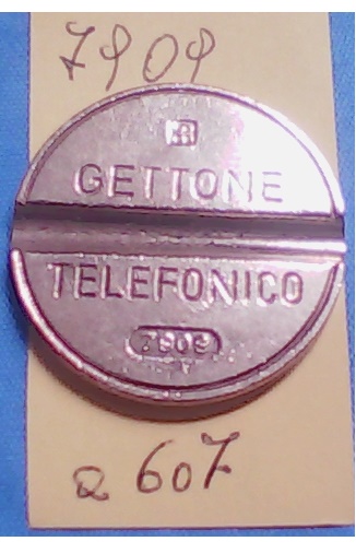Get.Tel.-7909 (a607)  Gettoni Telefonici I.P.M.