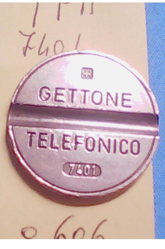 Get.Tel.-7401 (a606)  Gettoni Telefonici I.P.M.
