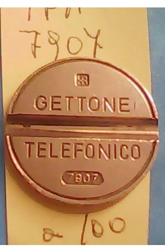 Get.Tel.-7907 (a100)  Gettoni Telefonici I.P.M.