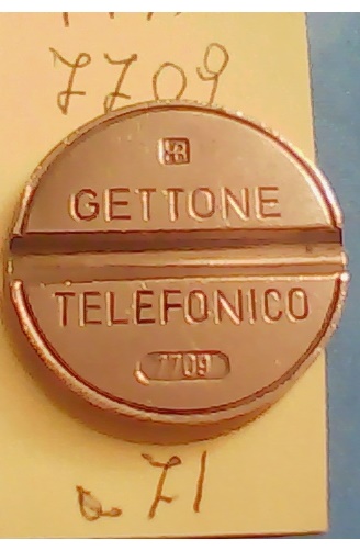 Get.Tel.-7709 (a71)  Gettoni Telefonici I.P.M.