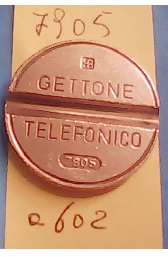 Get.Tel.-7905 (a602)  Gettoni Telefonici I.P.M