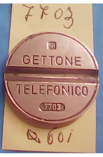 Get.Tel.-7703 (a601)  Gettoni Telefonici I.P.M.