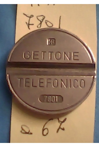Get.Tel.-7801 (a67)  Gettoni Telefonici I.P.M.