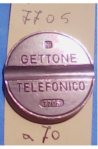 Get.Tel.-7705 (a70)  Gettoni Telefonici I.P.M.
