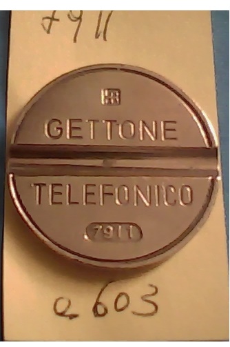 Get.Tel.-7911 (a603)  Gettoni Telefonici I.P.M.