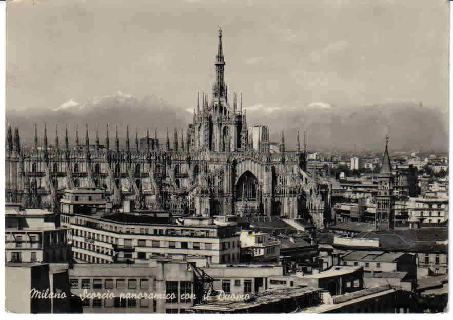 Milano - Scorcio panoramico con il Duomo
