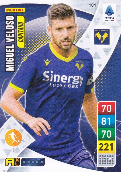 101 - Miguel Veloso - XL Adrenalyn 2022/23 calciatori Panini