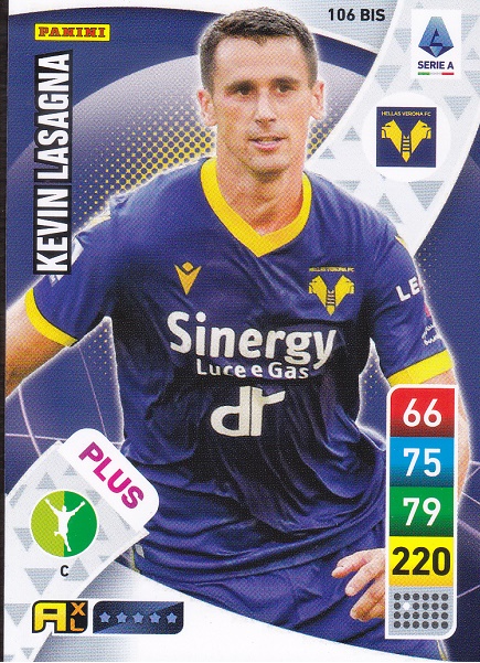 106 bis - Kevin Lasagna - XL Adrenalyn 2022/23 calciatori