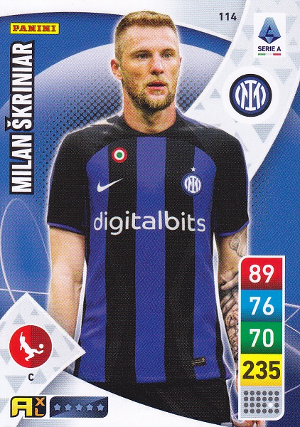 114 - Milan Skriniar - XL Adrenalyn 2022/23 calciatori Panini