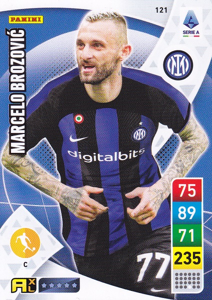 121 - Marcelo Brozovic - XL Adrenalyn 2022/23 calciatori Panini