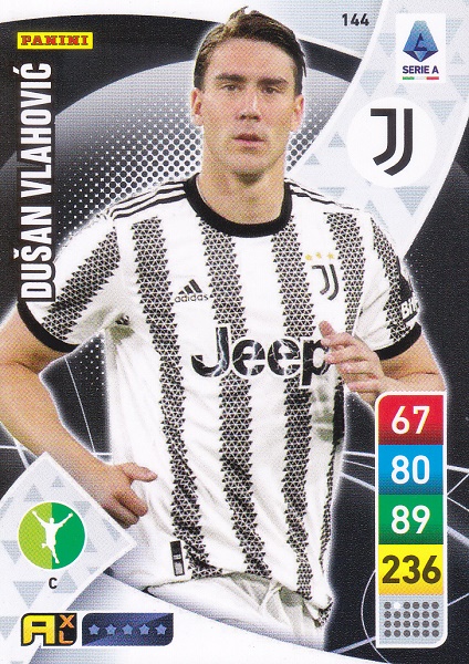 144 - Dusan Vlahovic - XL Adrenalyn 2022/23 calciatori Panini