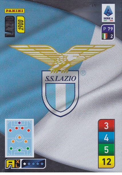145 - Lazio - XL Adrenalyn 2022/23 calciatori Panini