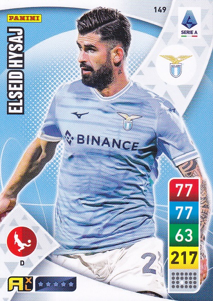 149 - Elseid Hysaj - XL Adrenalyn 2022/23 calciatori Panini