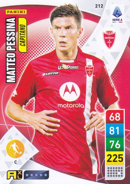 212 - Matteo Pessina - XL Adrenalyn 2022/23 calciatori Panini