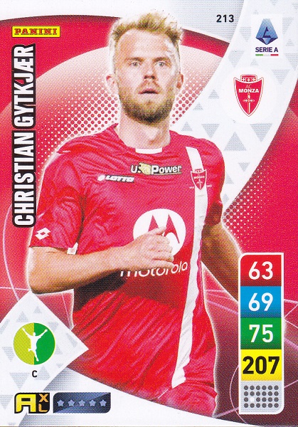 213 - Christian Gytkjaer - XL Adrenalyn 2022/23 calciatori Panin