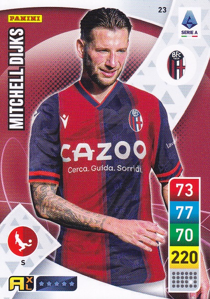 023 - Mitchell Dijks - XL Adrenalyn 2022/23 calciatori Panini