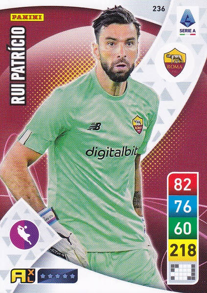 236 - Rui Patrcio - XL Adrenalyn 2022/23 calciatori Panini