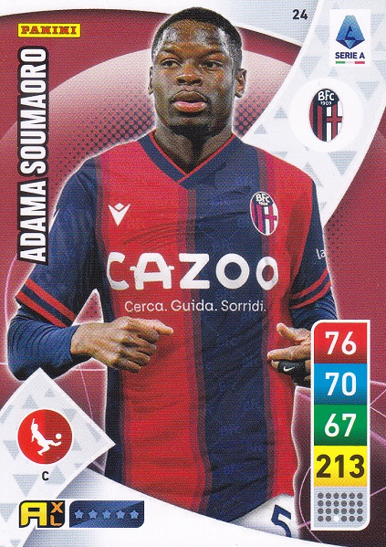 024 - Adama Soumaoro - XL Adrenalyn 2022/23 calciatori Panini