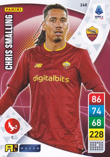 240 - Chris Smalling - XL Adrenalyn 2022/23 calciatori Panini