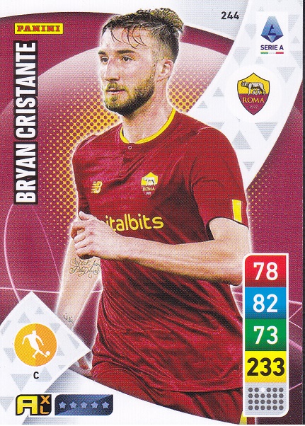 244 - Bryan Cristante - XL Adrenalyn 2022/23 calciatori Panini