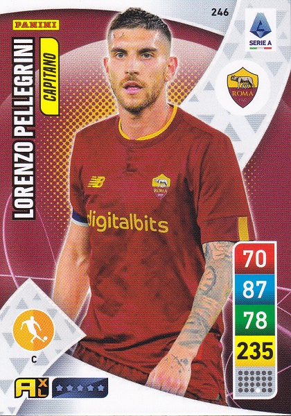 246 - Lorenzo Pellegrini - XL Adrenalyn 2022/23 calciatori Panin