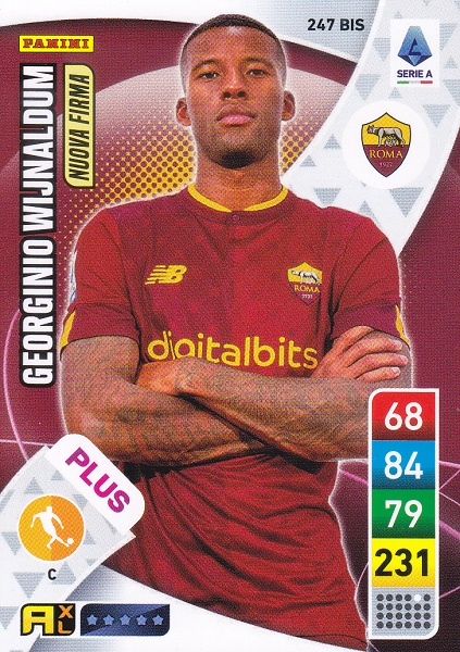 247 bis - Georgino Wijnaldum - XL Adrenalyn 2022/23 calciatori P