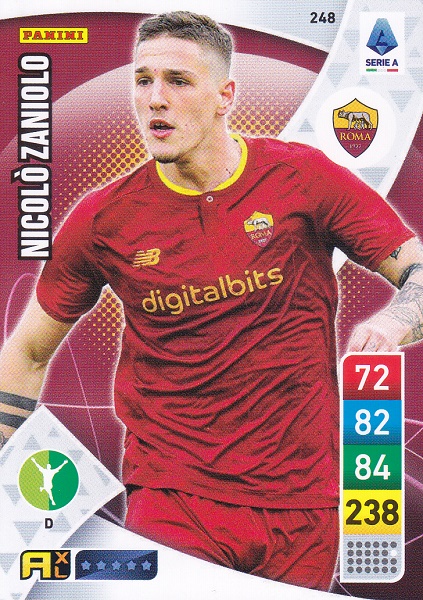 248 - Nicol Zaniolo - XL Adrenalyn 2022/23 calciatori Panini