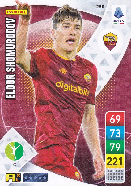 250 - Eldor Shomurodov - XL Adrenalyn 2022/23 calciatori Panini