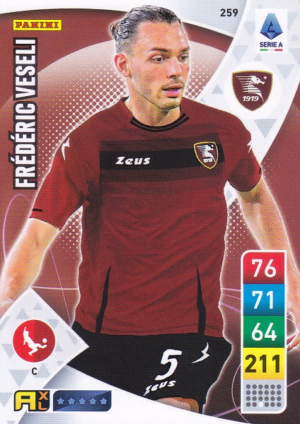 259 - Frdric Veseli - XL Adrenalyn 2022/23 calciatori Panini