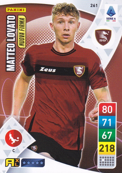 261 - Matteo Lovato - XL Adrenalyn 2022/23 calciatori Panini