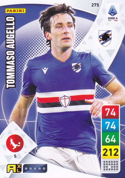 275 - Tommaso Augello - XL Adrenalyn 2022/23 calciatori Panini