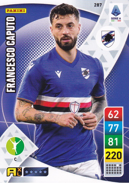 287 - Francesco Caputo - XL Adrenalyn 2022/23 calciatori Panini