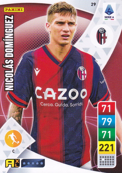 029 - Nicols Domnguez - XL Adrenalyn 2022/23 calciatori Panini