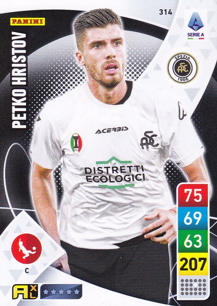 314 - Petko Hristov - XL Adrenalyn 2022/23 calciatori Panini