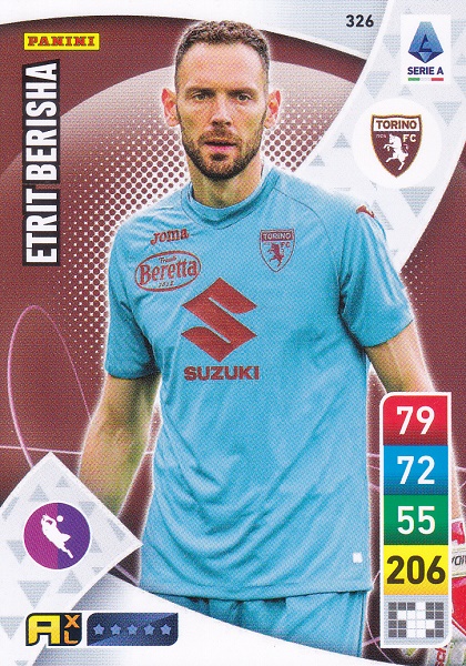 326 - Etrit Berisha - XL Adrenalyn 2022/23 calciatori Panini