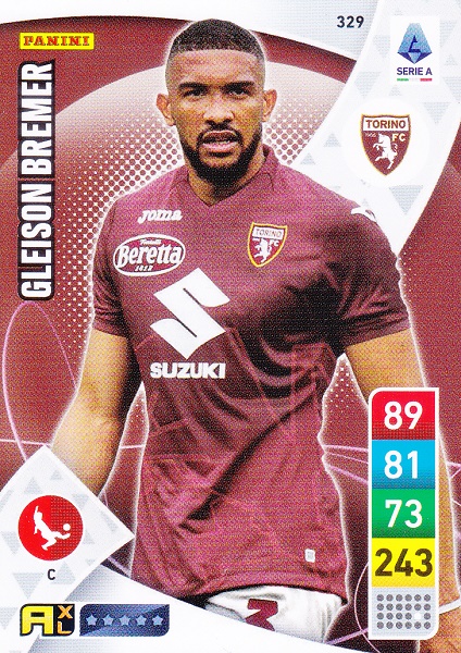 329 - Gleison Bremer - XL Adrenalyn 2022/23 calciatori Panini