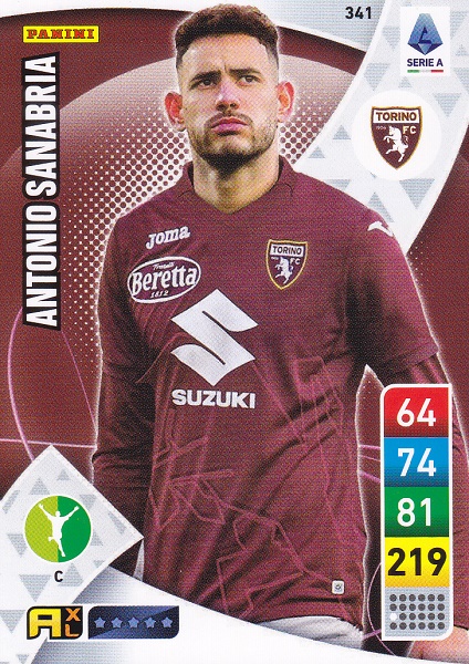 341 - Antonio Sanabria - XL Adrenalyn 2022/23 calciatori Panini