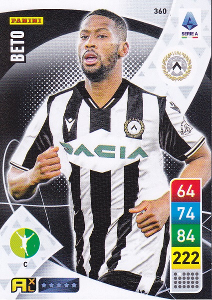 360 - Beto - XL Adrenalyn 2022/23 calciatori Panini