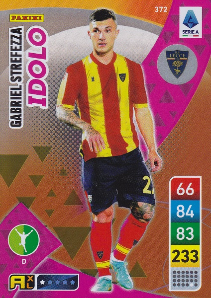 372 - Gabriel Strefezza - XL Adrenalyn 2022/23 calciatori Panini