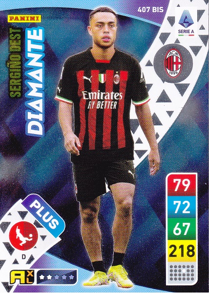 407 bis - Sergino Dest - XL Adrenalyn 2022/23 calciatori Panini